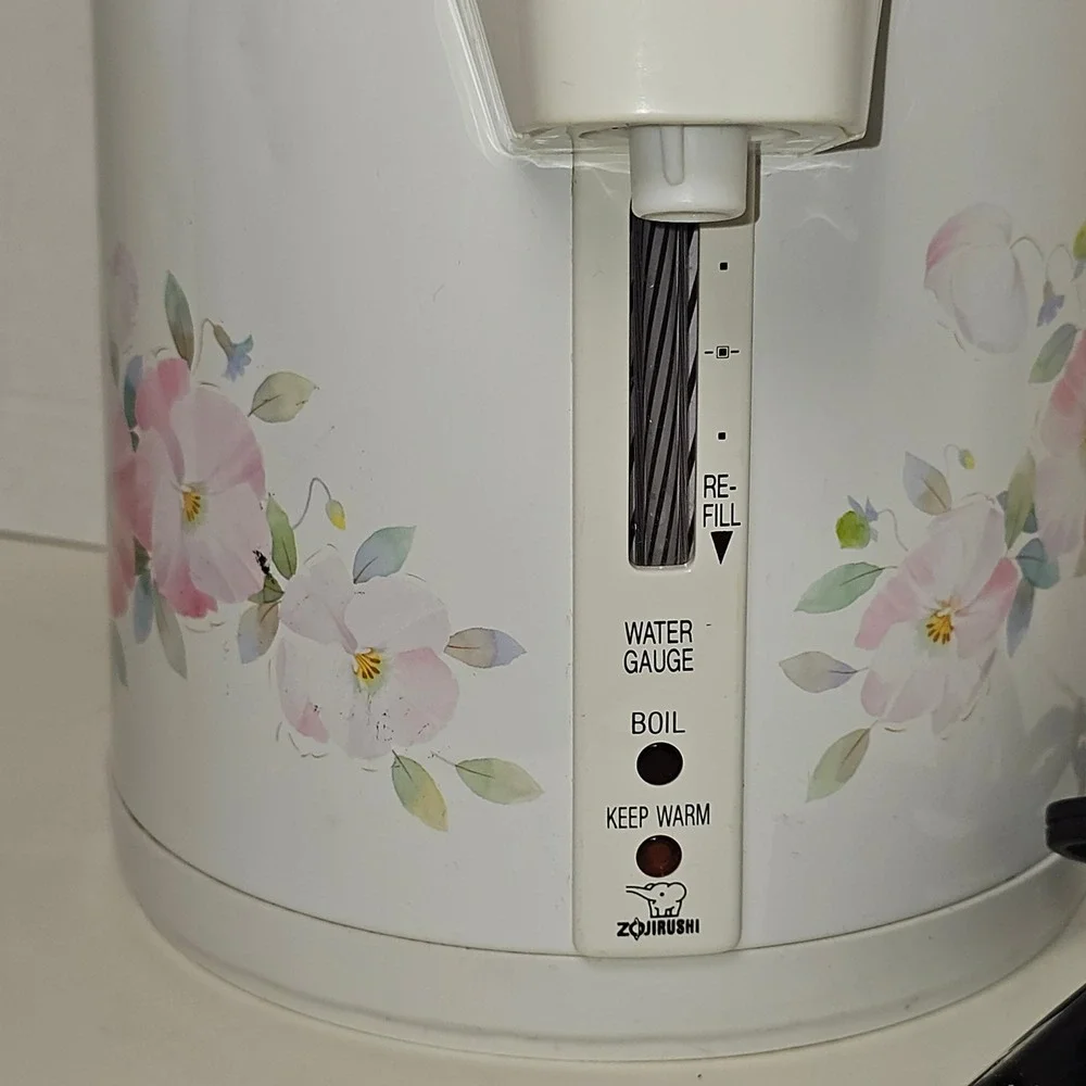 Zojirushi‎ Electric Air Pot Floral Water Boiler Warmer 2.2L Japan Cottagecore